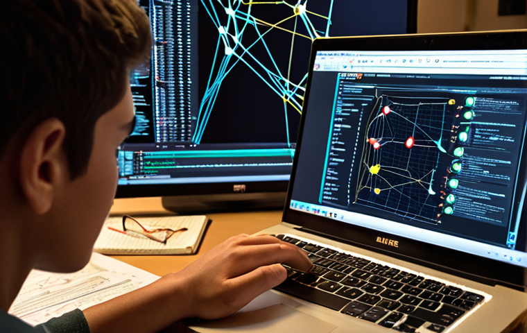 **

A focused student, illuminated by a laptop screen displaying a network diagram, surrounded by textbooks and notes. The scene evokes a sense of intense study and preparation for a networking exam. This represents prioritizing core concepts.

**