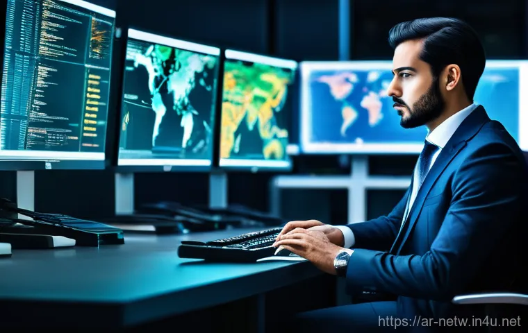 네트워크 실무에서 자주 다뤄지는 사례 분석 - **Prompt 2: Diagnosing Network Congestion in an Office Server Rack**
    "A diligent male Arab IT pr...