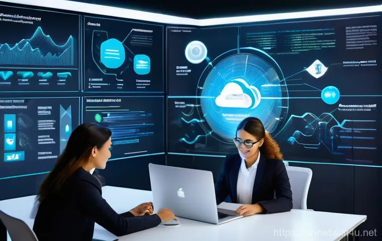 네트워크관리사 취득 후 대기업 네트워크 팀 합류기 - **Prompt: Professional Certification Achievement in a Modern Data Center**
    A confident, impeccab...